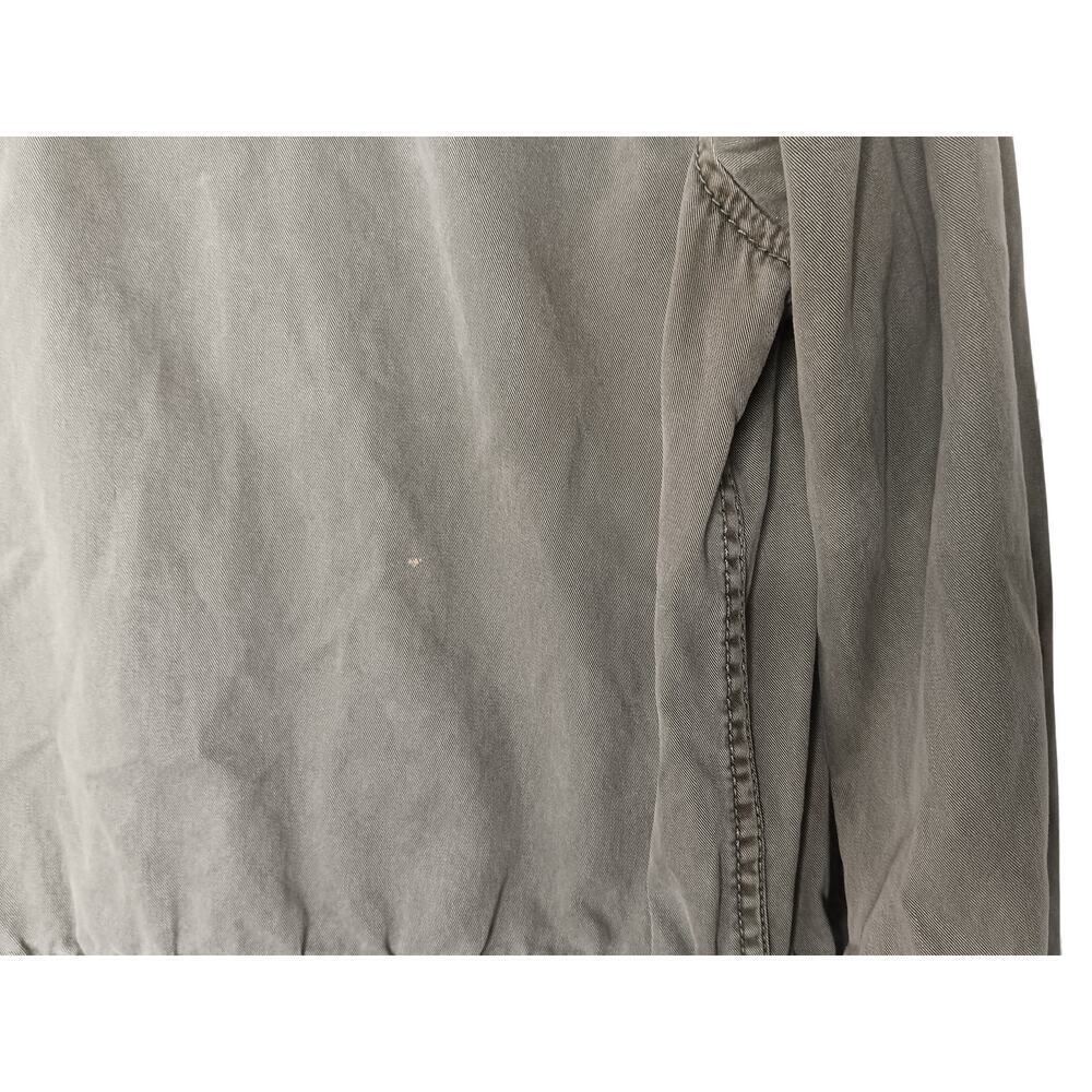 Talula Aritzia Utility Anorak Jacket Hooded Drawstring Olive Green Small Cotton - Picture 14 of 16